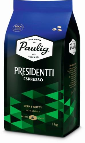 Kavos Pupelės Paulig Presidentti Espresso, 1 Kg