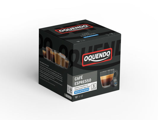 Kavos Kapsulės Oquendo, Dg Espresso Decaffeinated, 16 Vnt