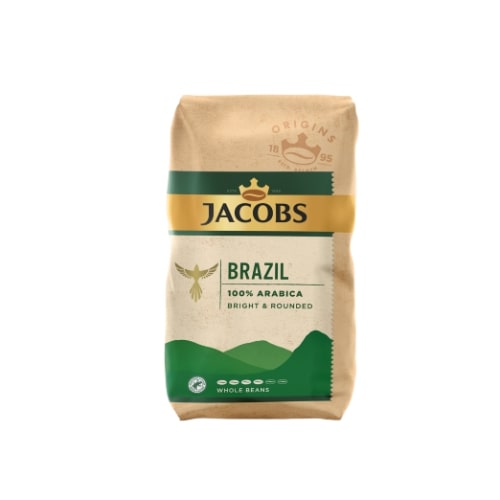 Kavos Pupelės Jacobs Origins Brazil, 1Kg