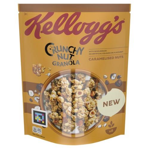 Dribsniai Kellogg'S Crunchy Nut Granola Caramelised Nuts, 380 G