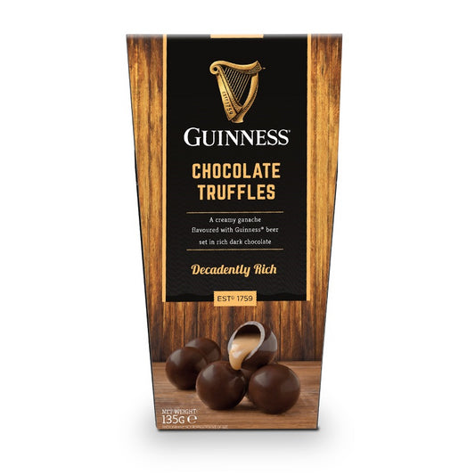 Juodojo Šokolado Saldainiai Guinness, Su Triufeliai, 135 G